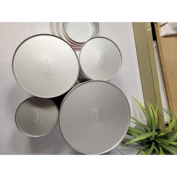 Vintage 1950’s Decoware Kitchen Canisters Set of 4 with Red Lids, Fruit - Picture 5 of 6